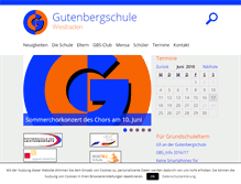 Tablet Screenshot of gutenberg-gym.de